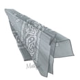 thumbnail image 6 of Motique Accessories Set of 3 Paisley Bandanas – 100% Cotton - Light Grey, 6 of 6