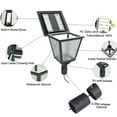 thumbnail image 3 of Chiuer LED Outdoor Courtyard Lantern Light 100/50/30W 3000K/4000K/5000K 100-277V, 3 of 7