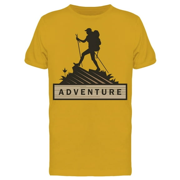 Hiking Adventure T-Shirt Men -Image by Shutterstock, Male XX-Large