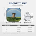 thumbnail image 3 of Kll Elephant Dog Sitting Under The Rainbow Windshield Sun Shade 2-Piece Foldable Car Front Window Sunshade For Most Sedans Suv Truck- Small, 3 of 7