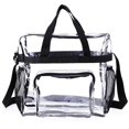 thumbnail image 2 of AMERTEER WTN Strap and Front Storage Compartment Transparent Lunch Bags for Men and Women for Work, 2 of 6