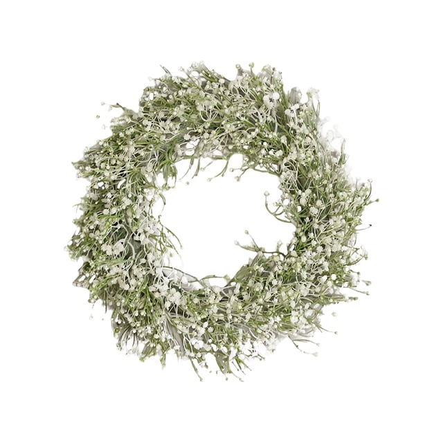 Bsvklp Guirnalda Puerta Delantera Gypsophila Guirnalda Simulada 40cm para Del Fiesta Boda