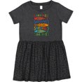 thumbnail image 3 of Inktastic Colorful Sardines Art Girls Toddler Dress, 3 of 5