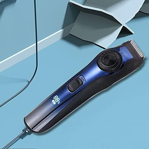 RKXQT Hair Clippers for Men, Powerful Hairs Trimmer Cutting Machine Barber Haircut Professional Hair Clipper Rechargeable LCD Screen