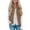 Khaki, variant on Baqcunre Puffer Vest Women Women's Solid Color Fashion Casual Sleeveless Pocket Zipper Coat Fleece Jacket Fall Outfits Brown L