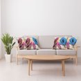 thumbnail image 4 of Ambesonne Fitness Throw Pillow Cover 4 Pack, Women's Gym Equipment, 18", Multicolor, 4 of 5