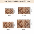 thumbnail image 4 of Beige Boho Door Mat Indoor Outdoor,Ethnic Modern Geometric Abstract Art Western Non Slip Welcome Mat with Rubber Backing,Absorbent Fabric Front Door Mats Entryway Rug for Home Patio Entrance 16"x24", 4 of 8