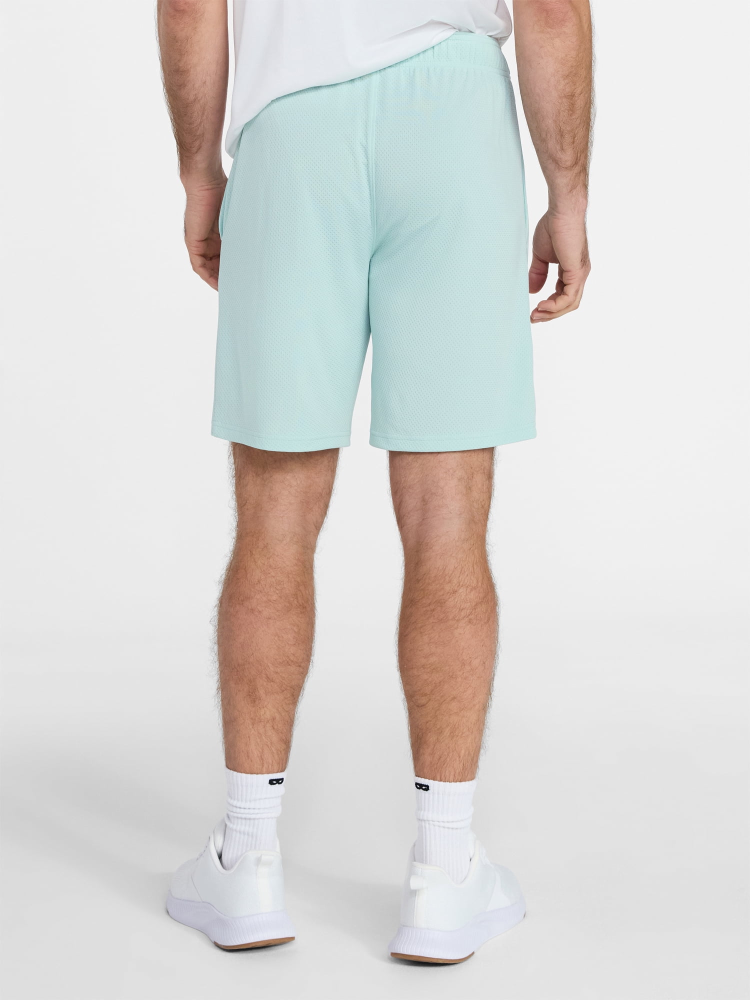 Athletic Works Men's and Big Men's Active Mesh Shorts, 9" Inseam, Sizes XS-5XL