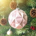 thumbnail image 6 of Kbndieu Pink Christmas Balls Ornaments for Xmas Tree, 6Pcs 3.15" Shatterproof Christmas Tree Decorations Plastic Xmas Hanging Balls for Wreath Garland Holiday Indoor Party, 6 of 6
