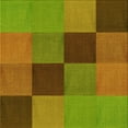 thumbnail image 1 of Ahgly Company Machine Washable Indoor Square Transitional Pistachio Green Area Rugs, 7' Square, 1 of 7