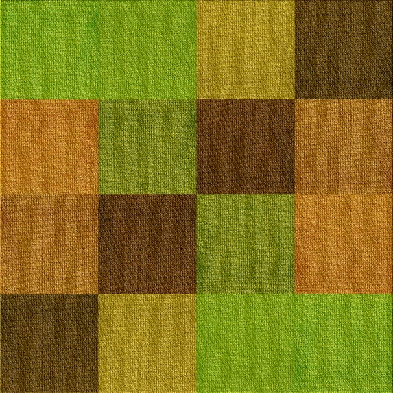 Ahgly Company Machine Washable Indoor Square Transitional Pistachio Green Area Rugs, 7' Square