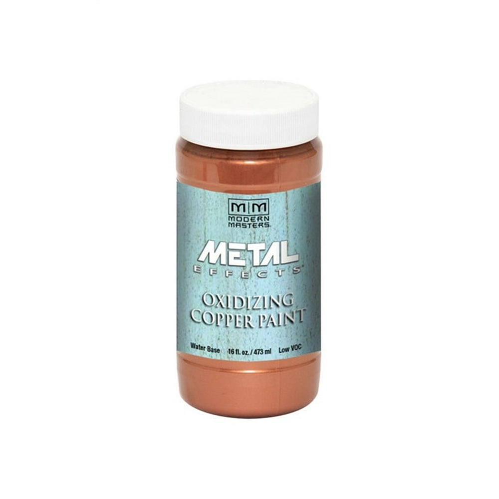 Modern Masters Metal Effects Copper Oxidizing Paint 16 oz. - Walmart
