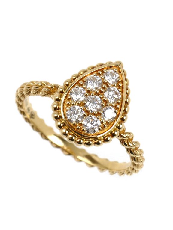 Pre-Owned Boucheron 18KYG Yellow Gold Serpent Bohème Small Ring JRG02144 Diamond 50 2.9g...