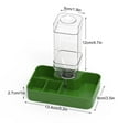 thumbnail image 2 of Fufafayo under $5 Reptile Feeding Dish, Reptile Feeding Dish, Rectangular Pet Food Water Bowl, Multi-Compartment Habitat Feeder for Geckos Chameleons, 2 of 2