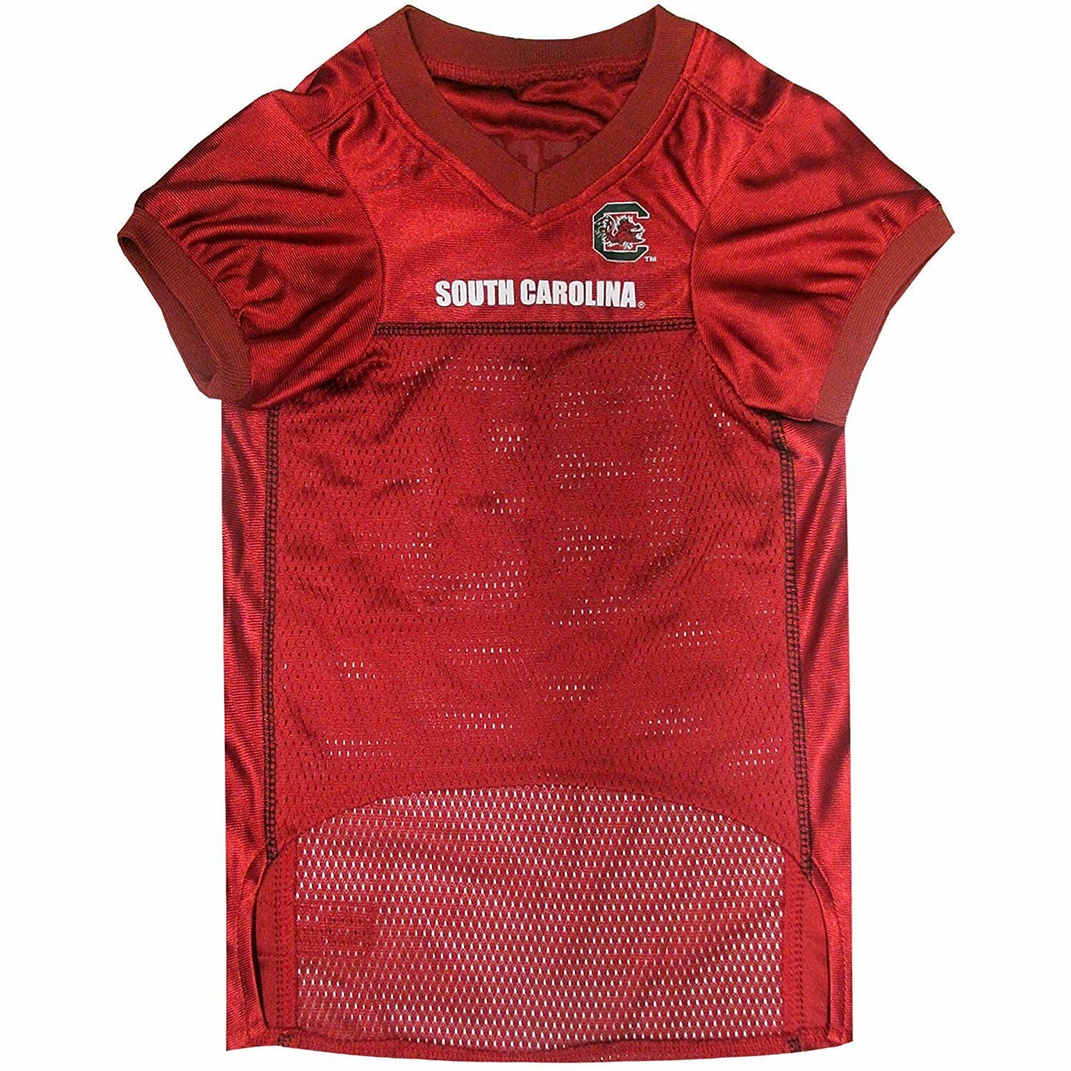 Pets First Collegiate South Carolina Gamecocks Football/Basketball Mesh Jersey for Pet Dog. available in 40+ Teams - Medium