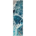 thumbnail image 2 of Addison Rugs Chantille Indoor/Outdoor Transitional Modern Teal Washable Runner Rug, 2'3" x 7'6", 2 of 6