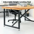thumbnail image 3 of 4 Packs Leveling Feet, Heavy-Duty Furniture Leveler Feet with Locking Nuts, Adjustable M8 Leveling Screw Legs for Furniture Machine Workbench, 2.36"H, 3 of 7