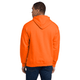 thumbnail image 3 of Gildan Heavy Blend Safety Pullover Hoodie, Safety Orange, Soft Fleece Hooded Sweatshirt, XL, 3 of 5