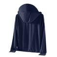 thumbnail image 4 of Baberdicy Dark Blue Women's Ice And Sun Protective Jacket Light And Breathable Cycling Jacket, L, 4 of 5