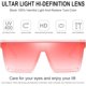 thumbnail image 3 of Gafas de sol cuadradas de gran tamaño para mujeres y hombres, gafas de sol de moda con parte superior plana y montura negra grande, mono Retro, gafas de sol de moda, 3 of 5