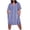 Purple, variant on Vmvidoty Plus Size Summer Short Sleeve Midi Dresses for Women Casual Striped T Shirt Dresses Loose Beach Sundress with Pockets Pink 3XL