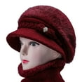 thumbnail image 2 of MESSUEN Fishing Hat Winter Hats for Women Thin Beanie Mens Winter Hats Funny Hats Women's Hats Womens Caps Z Red One Size, 2 of 7