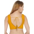 thumbnail image 3 of eloria Women's Blouse Tie Up And Backless Top Color: Yellow Gold | Size: 34, 3 of 5