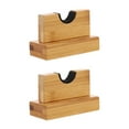 thumbnail image 2 of Aloha 1 Pair Wooden Baseball Bat Display Hanger Horizontal Direction Desktop Holder, 2 of 7