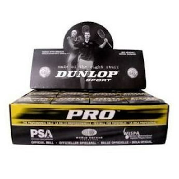Dunlop Pro High Altitude Green Dot Squash Ball BOX 12-Balls