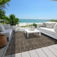 thumbnail image 6 of Addison Rugs Chantille Indoor/Outdoor Transitional Bohemian Chocolate Washable Rectangle Rug, 9' x 12', 6 of 6