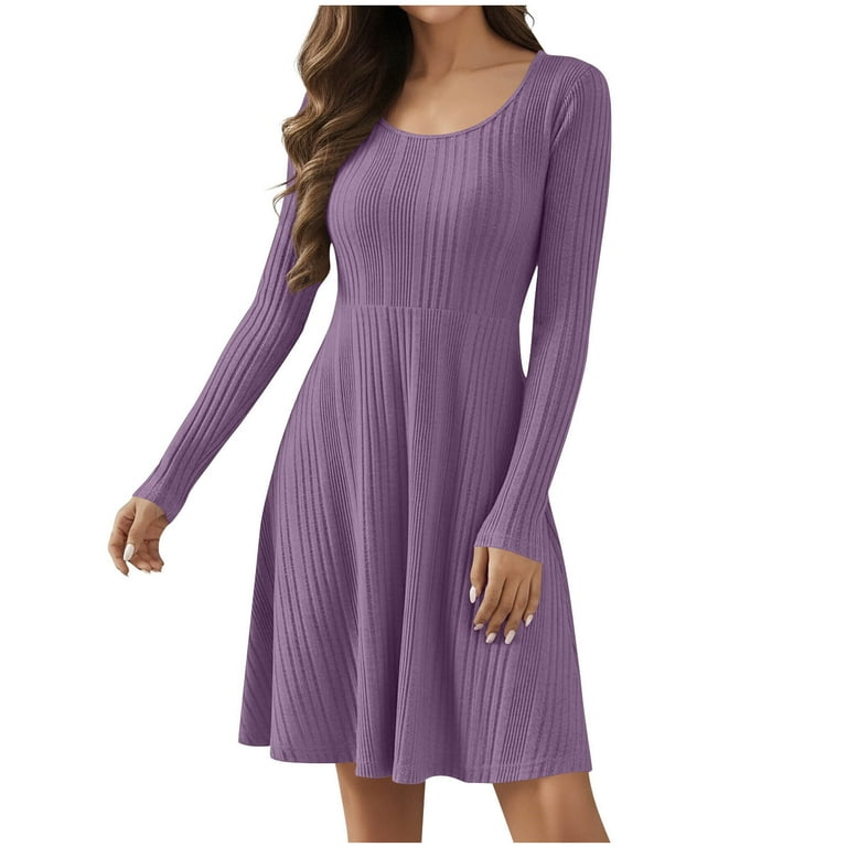 knee length dresses for ladies Grape Lace-Up A-Line Sequins Homecoming Dress Grape / 12