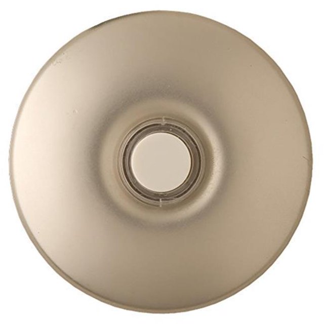 Wired Lighted Stucco Push Button for Prime Chime Door Bell Kit - Brushed Nickel