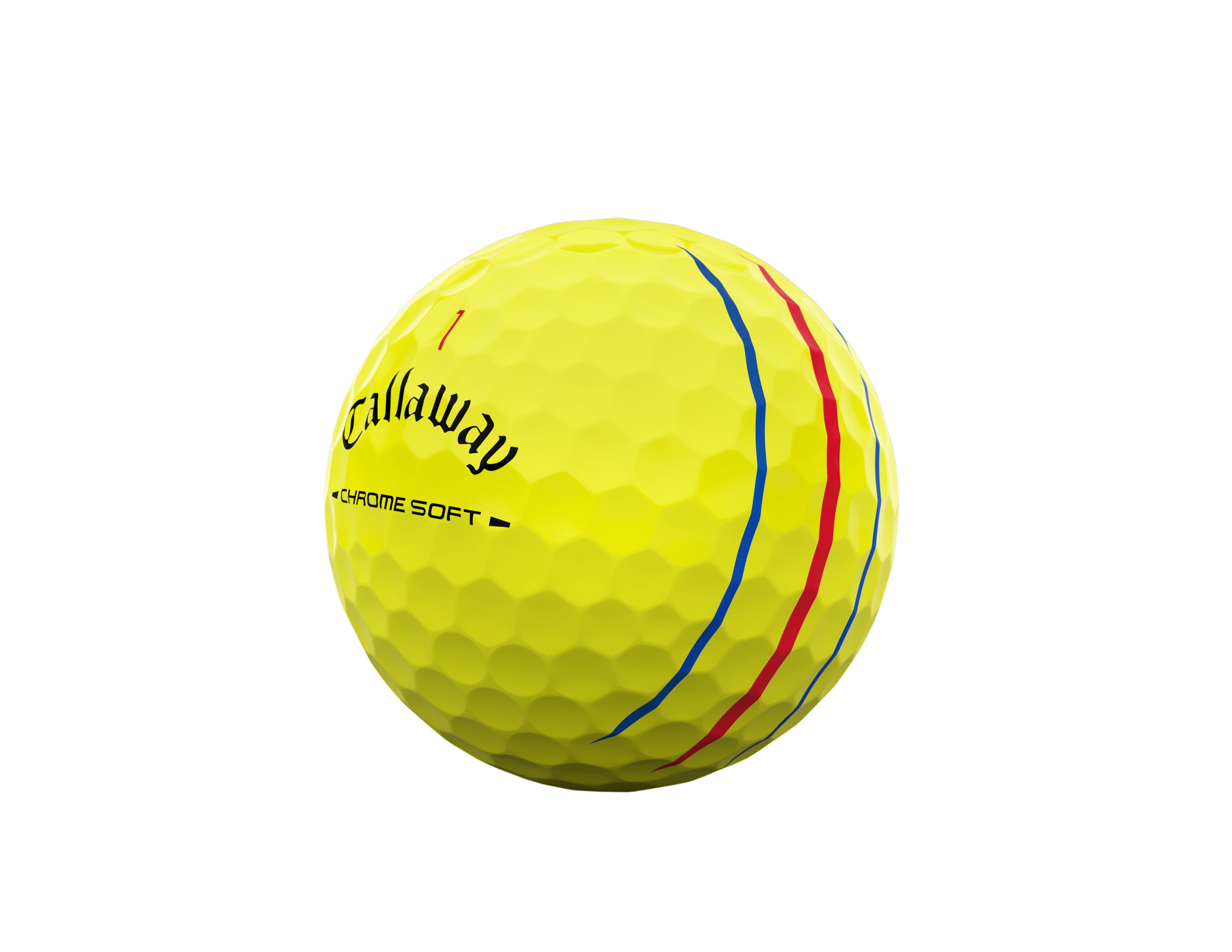(2 pack) Callaway Golf Chrome Soft 26 - Yellow Triple Track 12 Ball Pack New