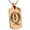 Rose, variant on Stainless Steel Letter Q Initial Royal Monogram Engraved Engraved Dog Tag Pendant Necklace