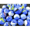 thumbnail image 3 of 25 Glass Marbles Dolphin Blue Toy Game Pack (24 Player, 1 Shooter), 3 of 5