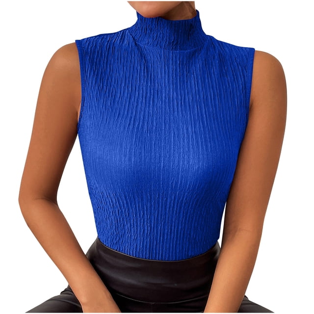 LSLJS Mode Femmes Débardeur Sans Manches Confortable Respirant Col Rond Blouses Tops, Débardeurs Femmes