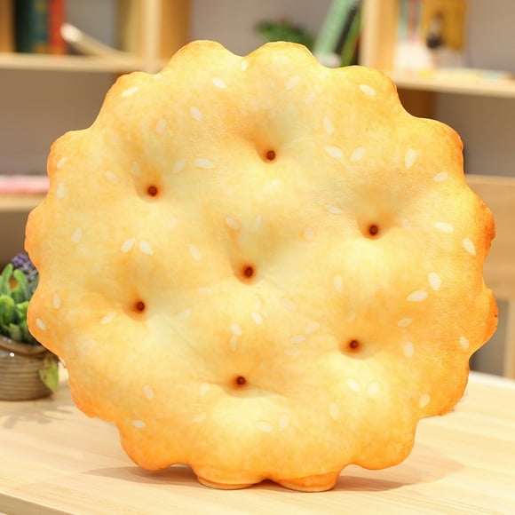 Creative toy simulation Tik Tok online celebrity cookie cushion plush home pillow children's cushion gift,interesting gifts