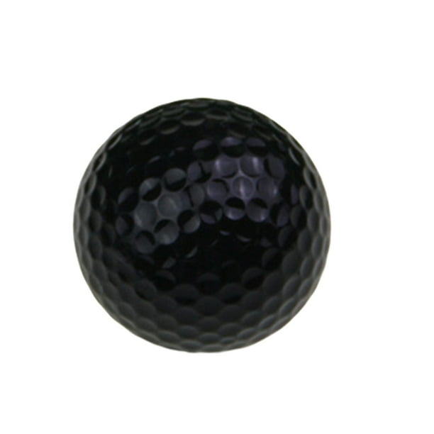 Wosthever Pelotas de golf coloridas para entrenamiento portátil, práctica deportiva, pelota flotante en paquetes de bolsas para entrenadores, Golf negro