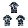thumbnail image 4 of Sonducket Men Shirt Beach Short Sleeve Casual Vacation Holiday Single Dry Summer Beachwear Palm Size Loose Blouse Quick Type1 NO1, 4 of 6