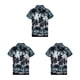 thumbnail image 1 of Qarigey Camisa de manga corta a la moda de secado rápido, interruptor suelto, vacaciones, Palma, ropa de playa individual, tamaño extragrande Type1 NO1, 1 of 6