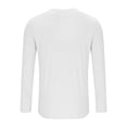 thumbnail image 4 of EDFBUYKRS Womens Satin Blouse Fashion Turndown Collar Long Sleeve Front Draped Shirts Casual Business Work Shirts L, 4 of 5
