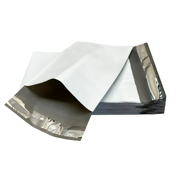 StarBoxes Pack Of 200 Poly Mailers Bags 6 x 9" - #0 White Self-Sealing Pouches Envelopes