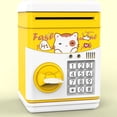 thumbnail image 3 of Alcancía con diseño de animales de dibujos animados para niños, bonita alcancía con música, moneda para contar historias, alcancía para ahorrar dinero, juguete de regalo amarillo, 3 of 5