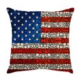 thumbnail image 1 of Up to 65% Off SMihono Independence Day Pillowcase Cartoon Style Linen Digital Printing Pillowcase, 1 of 1