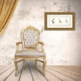 thumbnail image 3 of Frontline 32x15 Gold Ornate Wood Framed with Double Matting Museum Art Print Titled - Garden Flowers V, 3 of 4