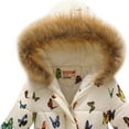 thumbnail image 2 of Veste Matelassée pour Enfants Garçons et Filles Imprimé Mode Dessin Animé Grand Garçon Long Col à Capuche Veste Matelassée, 2 of 5