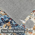 thumbnail image 4 of HOMERRY Runner Rug 2x6 Distressed Floral Indoor Washable Rug for Hallway Bohemian Contemporary Rug, Blue, 4 of 7