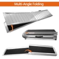 thumbnail image 3 of Togarhow 6FT Non-Skid Wheelchair Ramp Portable Mobile Threshold Ramps Porch Slip-Resistant for Wheelchairs, Home, Steps, Stairs, Doorways, Scooter (6FT), 3 of 5