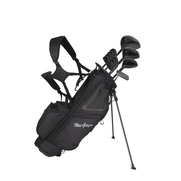 MacGregor MacBLK Golf Package Set, Mens Right Hand, Graphite/Steel, Regular