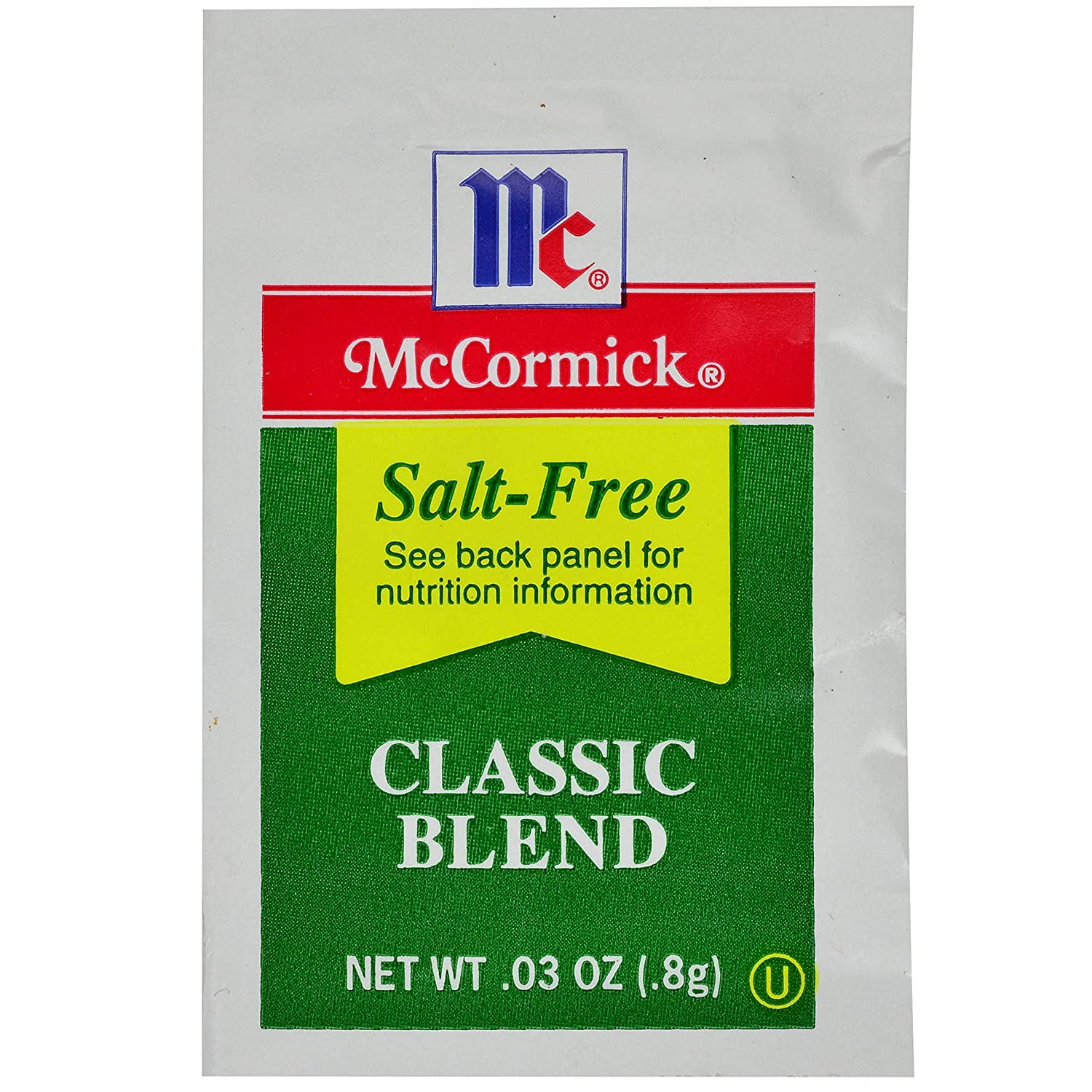 Mccormick Classic Blend, Salt-Free - 300 pack, 0.8 g pouches